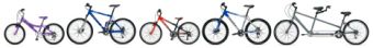 We hire all types of Bikes - small child, adult and even trailers for todlers.